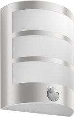 Philips Mygarden LED sienas lampa ar kustības detektoru, 6 W, nerūsējošo tēraudu cena un informācija | Philips Dārza preces | 220.lv