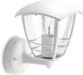 Philips Mygarden 153803116 Creek sienas lampa, 53W, augstums 23,5 cm, balts цена и информация | Āra apgaismojums | 220.lv