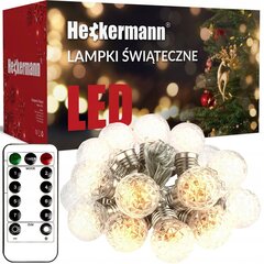 Ziemassvētku logu gaismas, 20 LED, 6 m cena un informācija | Ziemassvētku lampiņas, LED virtenes | 220.lv