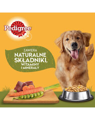 Pedigree Adult pieaugušiem suņiem, ar vistas un liellopu gaļu, 24x400 g cena un informācija | Pedigree Zoo preces | 220.lv