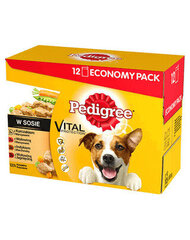 Pedigree Mix, 4x12x100 г цена и информация | Консервы для собак | 220.lv