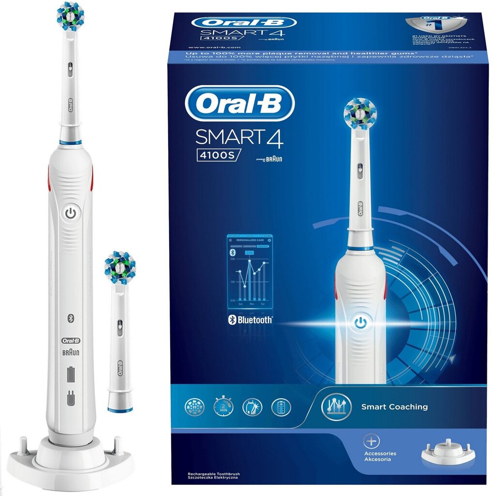 Oral-B Smart 4100 S cena un informācija | Elektriskās zobu birstes | 220.lv