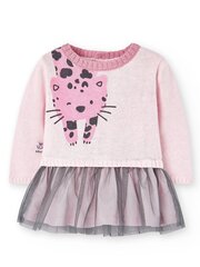 Платье для девочек BOBOLI, 520237616, розовое цена и информация | Платья для девочек | 220.lv