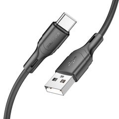 Borofone Cable BX99 Method - USB to Type C - 3A 1 metre grey цена и информация | Кабели для телефонов | 220.lv