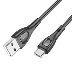 Borofone Cable BX99 Method - USB to Type C - 3A 1 metre grey цена и информация | Кабели для телефонов | 220.lv