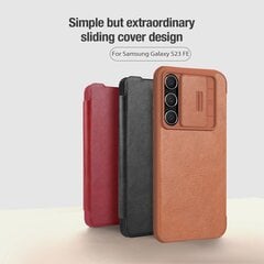 Nillkin Qin Book PRO Case for Samsung Galaxy A55 5G Brown цена и информация | Чехлы для телефонов | 220.lv