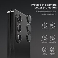 Nillkin CLRFilm Camera Tempered Glass for Samsung Galaxy Z Fold 5 5G Black цена и информация | Защитные пленки для телефонов | 220.lv