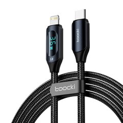 Toocki Charging Cable USB C-L, 1m, 36W (Black) цена и информация | Кабели для телефонов | 220.lv