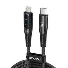 Toocki Charging Cable USB C-L, 1m, PD 27W (Black) цена и информация | Кабели для телефонов | 220.lv
