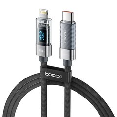 Toocki Charging Cable C-L, 1m, 20W (Grey) цена и информация | Кабели для телефонов | 220.lv
