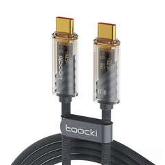 Toocki Charging Cable C-C, 1m, PD 60W (Grey) цена и информация | Кабели для телефонов | 220.lv