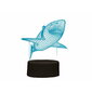 LED lampa iTotal 3D Haizivs 12,1 x 4 x 20,7 cm Plastmasa 4 W 21 cm cena un informācija | Galda lampas | 220.lv