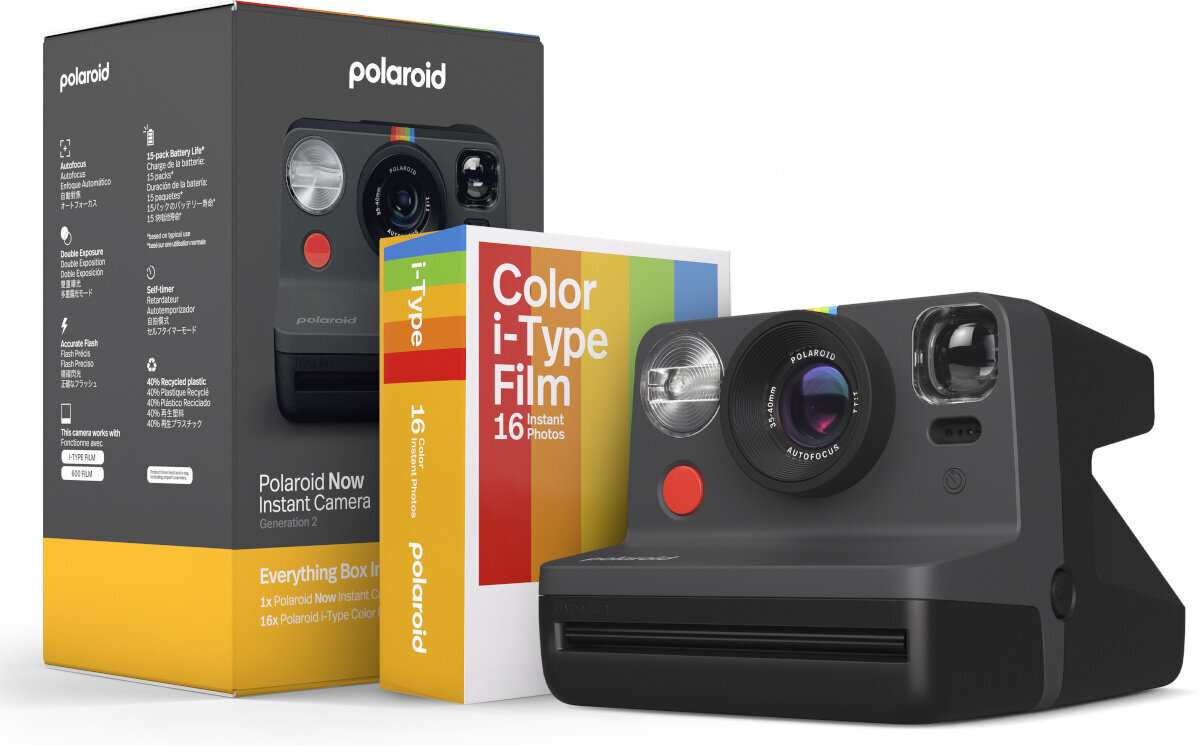 Polaroid Now Gen 2 Everything Box, melns цена и информация | Digitālās fotokameras | 220.lv