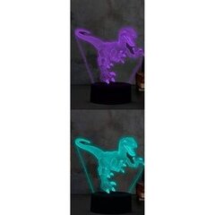 LED lampa iTotal 3D Dinozaurs Plastmasa 4 W 20 x 15 x 5 cm cena un informācija | Galda lampas | 220.lv