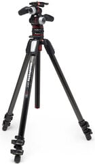 Manfrotto statīva komplekts MK055CXPRO33WQR CF komplekts 3sec QR cena un informācija | Fotokameru statīvi | 220.lv