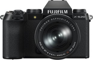 Fujifilm X-S20 + 18-55mm komplekts цена и информация | Цифровые фотоаппараты | 220.lv