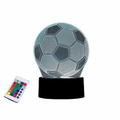Светодиодная лампа iTotal Football 3D Разноцветный цена и информация | Настольные светильники | 220.lv