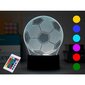 LED lampa iTotal Football 3D Daudzkrāsains цена и информация | Galda lampas | 220.lv