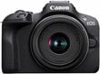 Canon EOS R100 + 18-45 + 55-210mm, melns цена и информация | Digitālās fotokameras | 220.lv