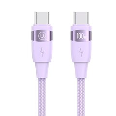 USAMS U85 100W PD USB-C 1.2M cena un informācija | Savienotājkabeļi | 220.lv