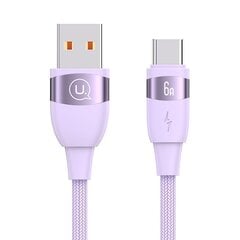 USAMS U85 6A USB to type-C 1.2M цена и информация | Кабели для телефонов | 220.lv