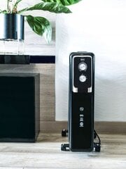 ELDOM Eļļas radiators RIBBY, 2500 W, 3 jaudas līmeņi, melns cena un informācija | Eldom Mājai un remontam | 220.lv