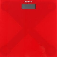 Стильные персональные весы Saturn ST-PS0294 Red цена и информация | Saturn Бытовая техника | 220.lv
