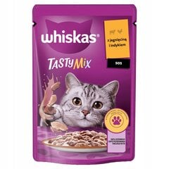 Whiskas Adult pieaugušiem kaķiem, ar jēru un tītaru, 28x85 g cena un informācija | Konservi kaķiem | 220.lv