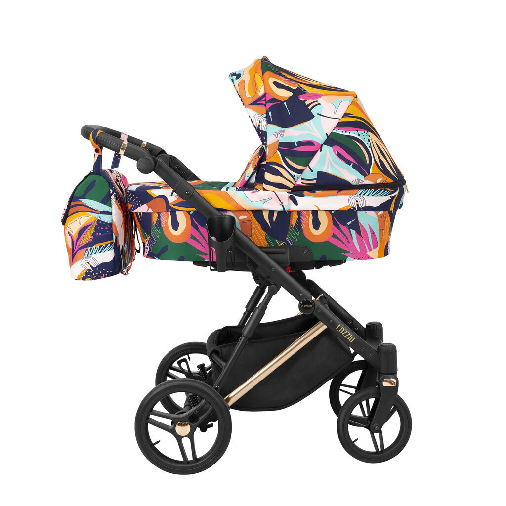 Universālie ratiņi Lazzio Premium Kunert 3in1, colorful cena un informācija | Bērnu rati | 220.lv