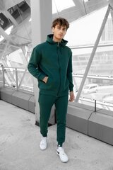 Vīriešu zaļš komplekts ar kapuci Zipos PK3025-52826-XXL cena un informācija | Sporta apģērbs vīriešiem | 220.lv