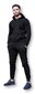 Melns treniņtērps ar kapuci vīriešiem PK3030-53029-XXL цена и информация | Sporta apģērbs vīriešiem | 220.lv