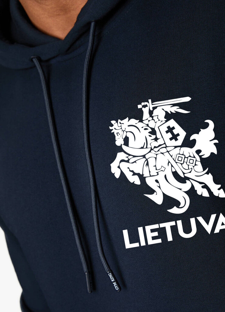 Vīriešu zils komplekts ar kapuci Lietuva PK3033-53051-XXL цена и информация | Sporta apģērbs vīriešiem | 220.lv
