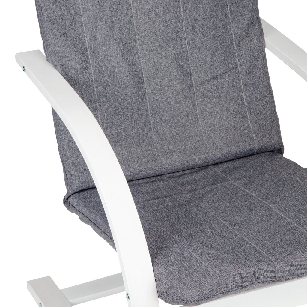 Ērts somu stila šūpuļkrēsls pelēks цена и информация | Atpūtas krēsli | 220.lv