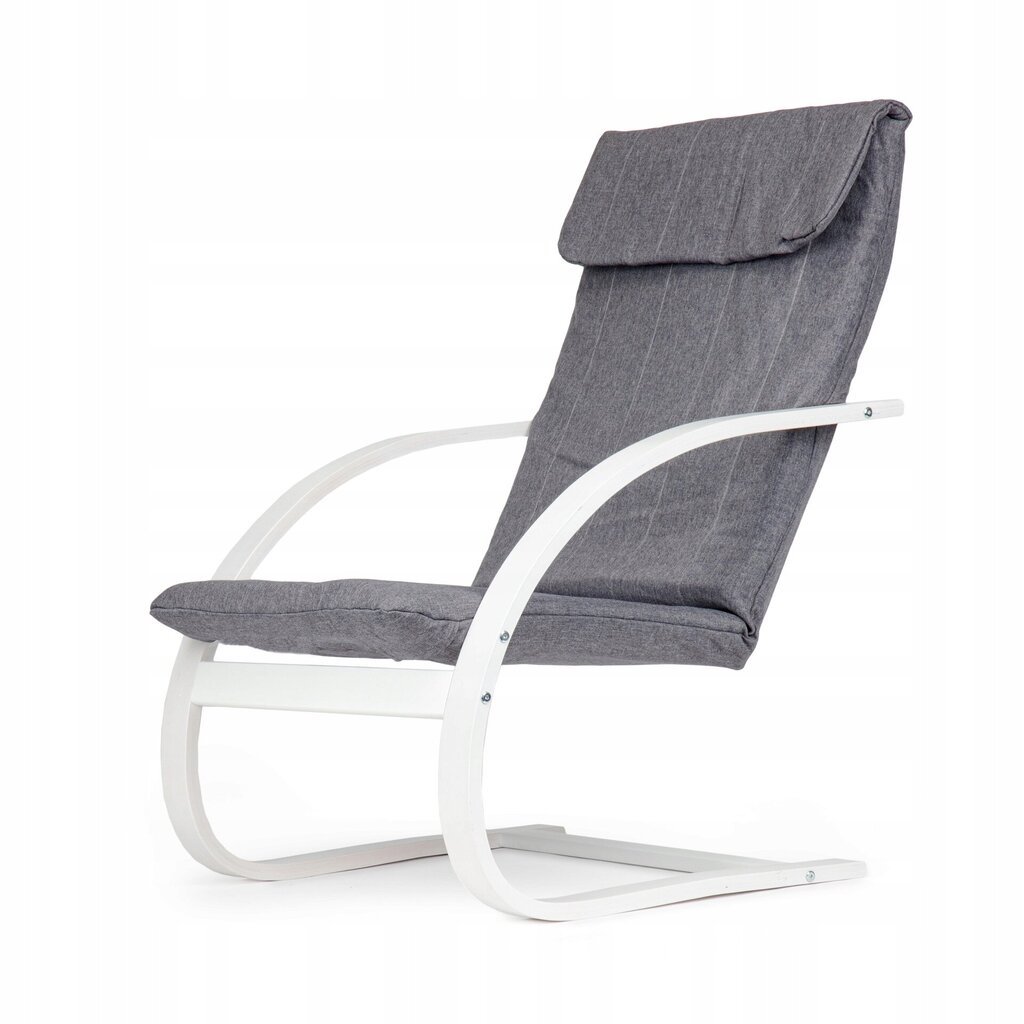Ērts somu stila šūpuļkrēsls pelēks цена и информация | Atpūtas krēsli | 220.lv
