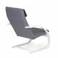 Ērts somu stila šūpuļkrēsls pelēks cena un informācija | Atpūtas krēsli | 220.lv