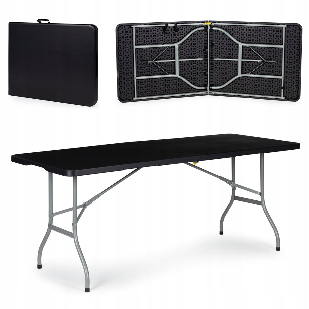 ModernHome praktisks 153 cm saliekamais galds cena un informācija | Dārza galdi | 220.lv