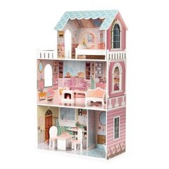 Leļļu māja ar mēbeļu komplektu Eco Toys D8112, 87 x 43 x 13 cm cena un informācija | Rotaļlietas meitenēm | 220.lv