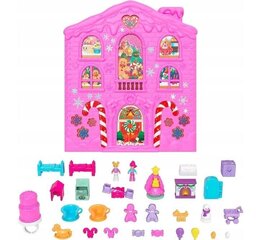 Adventes kalendārs meitenēm Mattel Polly Pocket, HKW16 cena un informācija | Rotaļlietas meitenēm | 220.lv