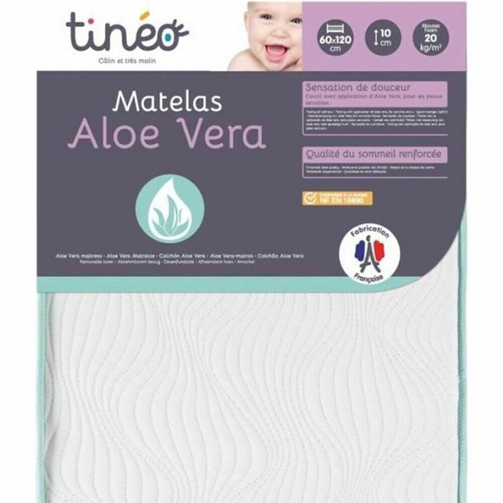 Bērnu gultiņas matracis Tineo Aloe Vera 60 x 120 cm cena un informācija | Matrači | 220.lv