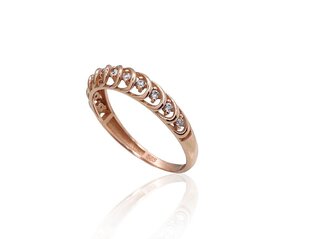 Золотое кольцо с бриллиантами цена и информация | Кольца | 220.lv