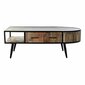 Centrālais galds DKD Home Decor Metāls Mango koks (130 x 70 x 46 cm) cena un informācija | TV galdiņi | 220.lv