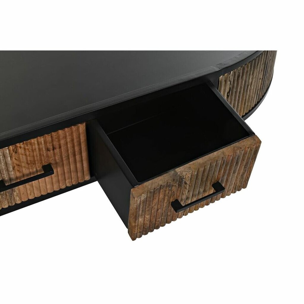Centrālais galds DKD Home Decor Metāls Mango koks (130 x 70 x 46 cm) cena un informācija | TV galdiņi | 220.lv
