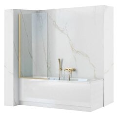 Vannas sieniņa Rea Elegant, 70 cm cena un informācija | Piederumi vannām un dušas kabīnēm | 220.lv