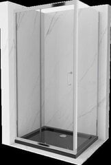 Dušas kabīne Mexen Apia Black/Chrome, 120 x 70 cm cena un informācija | Dušas kabīnes | 220.lv