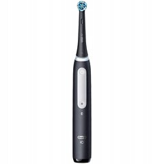 Oral-B iO Series 4 Matt Black zobu birste ar korpusu cena un informācija | Elektriskās zobu birstes | 220.lv