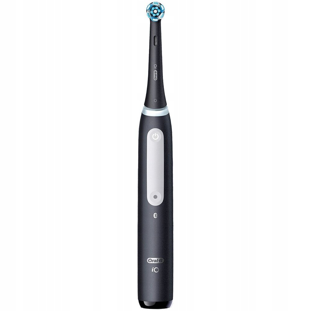 Oral-B iO Series 4 Matt Black zobu birste ar korpusu cena un informācija | Elektriskās zobu birstes | 220.lv