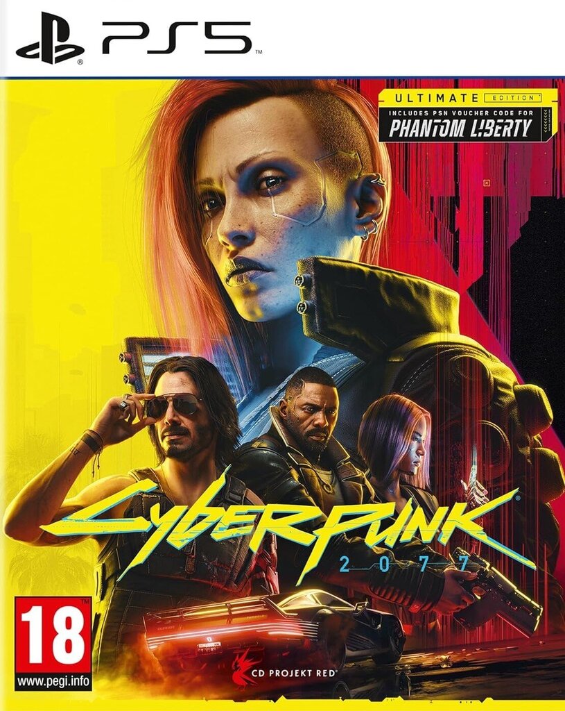 Компьютерная игра Cyberpunk 2077 Ultimate Edition PS5 цена | 220.lv