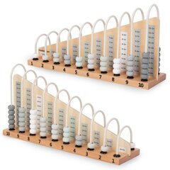 Koka abacus Montessori, mācāmies skaitīt цена и информация | Развивающие игрушки | 220.lv