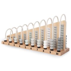 Koka abacus Montessori, mācāmies skaitīt цена и информация | Развивающие игрушки | 220.lv