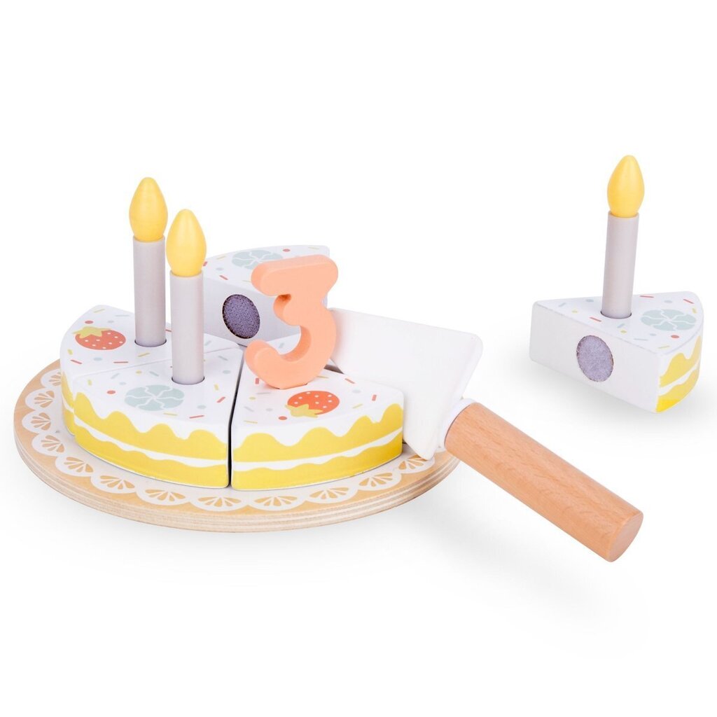 Koka dzimšanas dienas torte griešanai cena un informācija | Rotaļlietas meitenēm | 220.lv